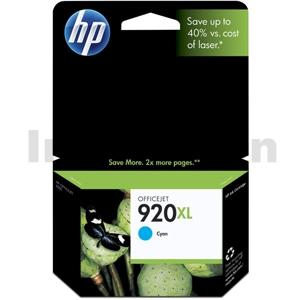 Genuine HP No.920XL (CD972AA) Cyan High Yield Ink Cartridge